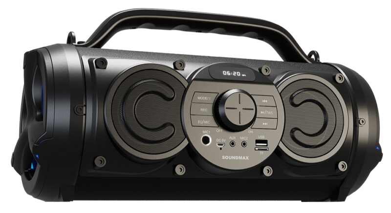 Колонка портативная SOUNDMAX SM-PS5071B, черный — изображение 2