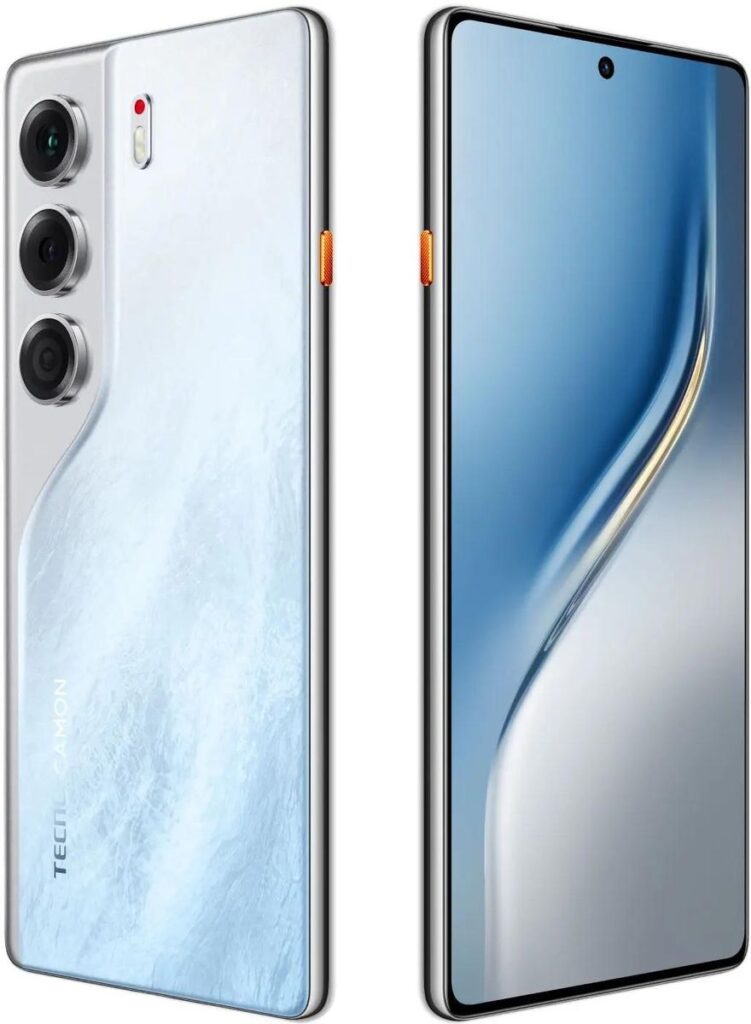 Смартфон 6.78" Tecno CAMON 40 8/256Gb White — изображение 2