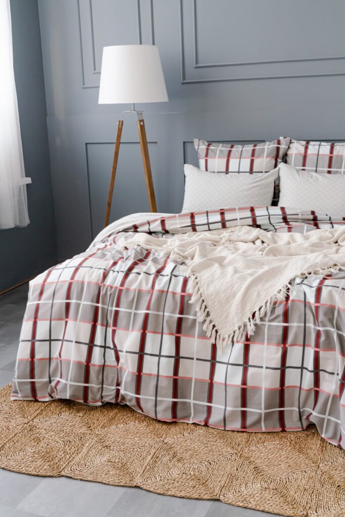 Комплект постельного белья moyё home Allure 2-спальный, фланель, наволочки 50х70 см — изображение 2