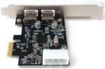 Контроллер Gembird SPCR-01 PCI-Ex1 USB 3.0, 2xUSB-A Контроллер Gembird SPCR-01 PCI-Ex1 USB 3.0, 2xUSB-A