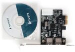 Контроллер Gembird SPCR-01 PCI-Ex1 USB 3.0, 2xUSB-A Контроллер Gembird SPCR-01 PCI-Ex1 USB 3.0, 2xUSB-A