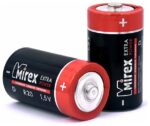 Батарейки Mirex D/R20 Батарейки Mirex D/R20