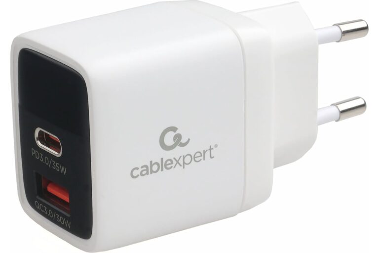 Сетевое зарядное устройство Cablexpert MP3A-PC-52, белый — изображение 4