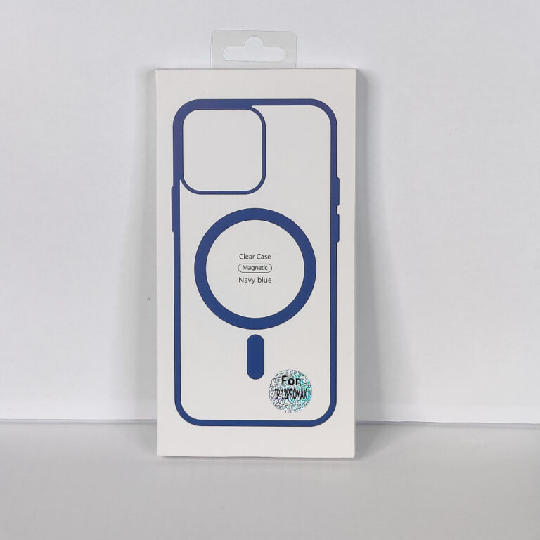 Чехол для iPhone 12 Pro Max Magsafe, Navy Blue/синий, в упаковке