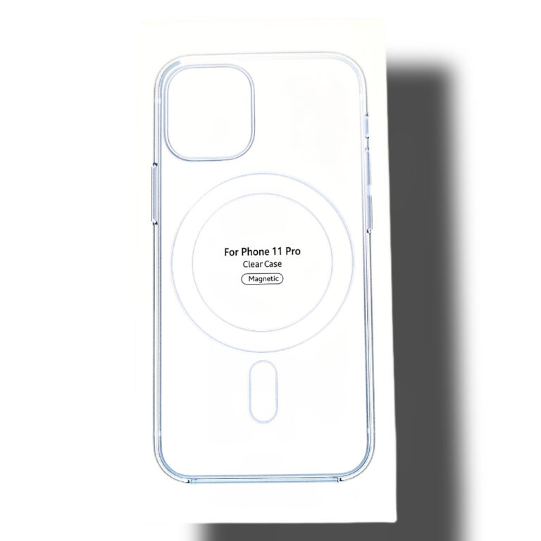 Чехол для iPhone 11 Pro Magsafe, прозрачный, в упаковке