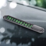 Парковочная автовизитка с номером телефона Deppa Parking Card, черный — изображение 5