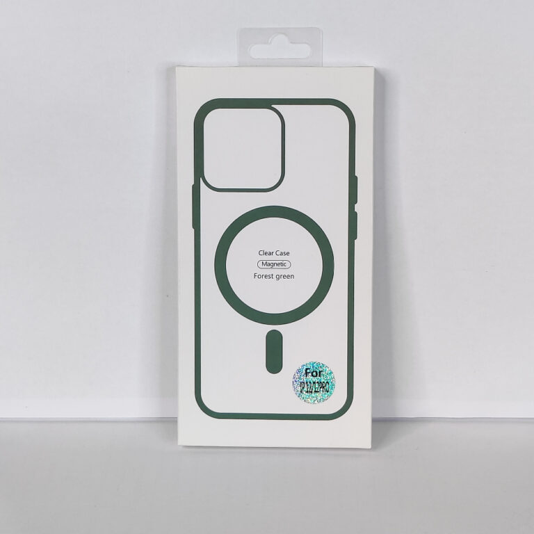 Чехол для iPhone 12/12 Pro Magsafe, Forest Green/хаки, в упаковке