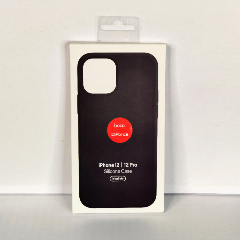 Чехол для iPhone 12 Pro Max Silicone Case, Magsafe с анимацией, черный
