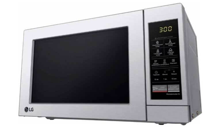 Микроволновая печь LG MS-2044V, серебристый — изображение 6