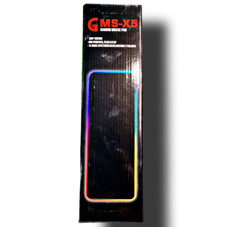 Коврик для мыши и клавиатуры с RGB подсветкой 800x300х4, DiForce, черный