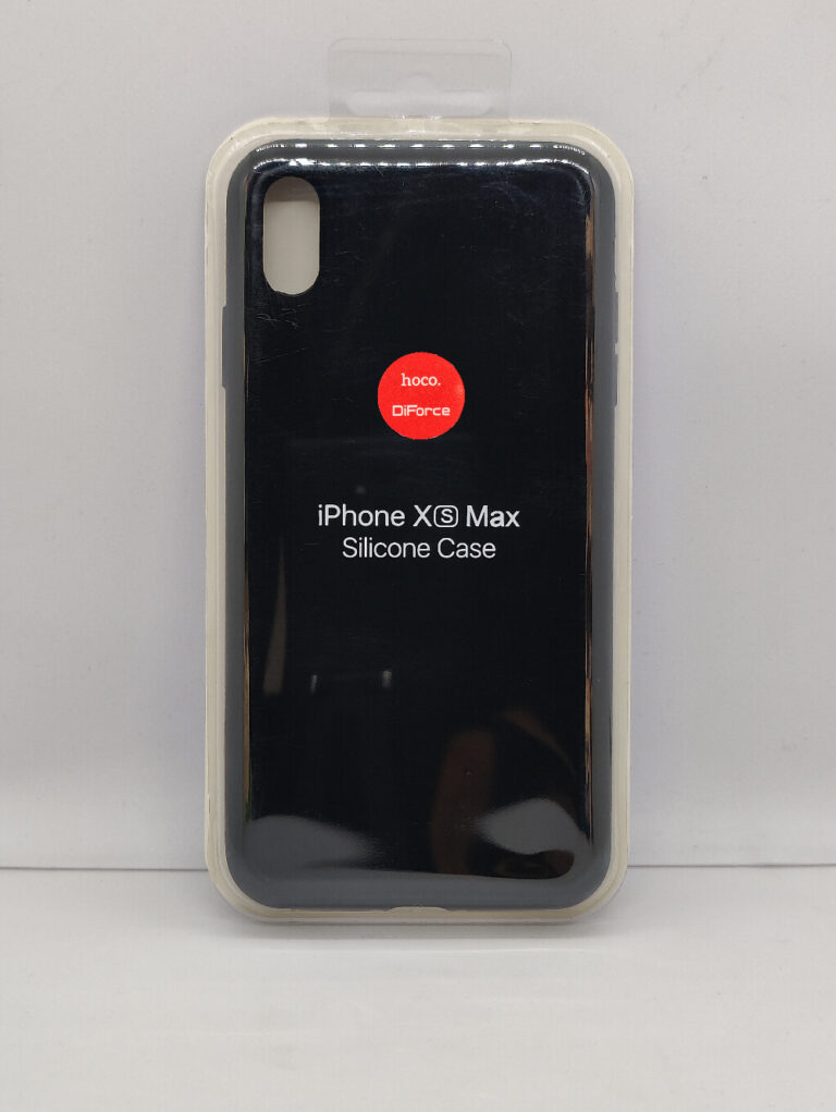 Чехол Silicone Case для iPhone XS MAX черный