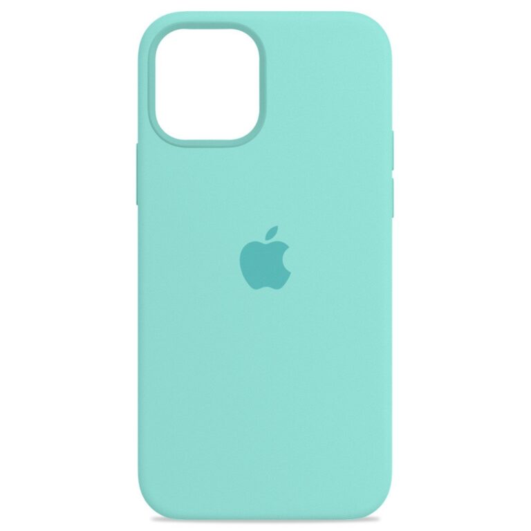 Чехол iPhone 12 Pro Max (6.7) Силикон Матовый Морская Волна