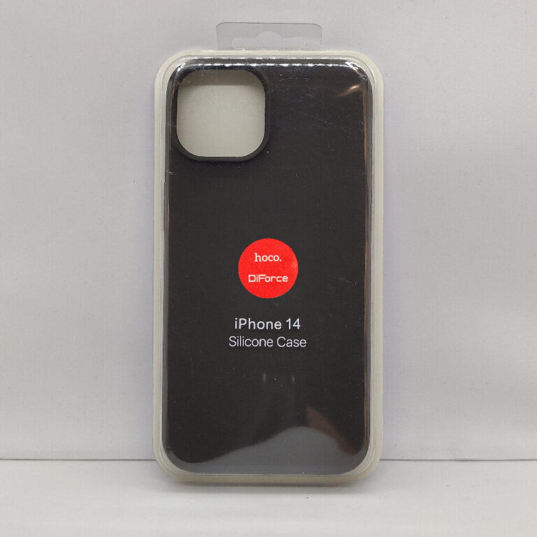 Чехол Silicone Case для iPhone 14 темно-серый