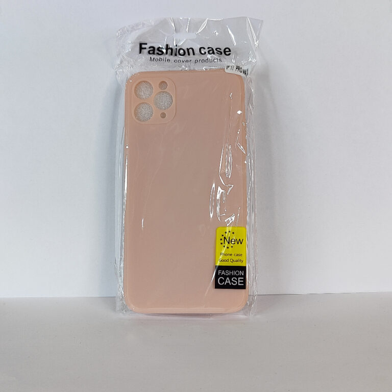 Чехол для iPhone 11 Pro Max TPU with cloth розовый
