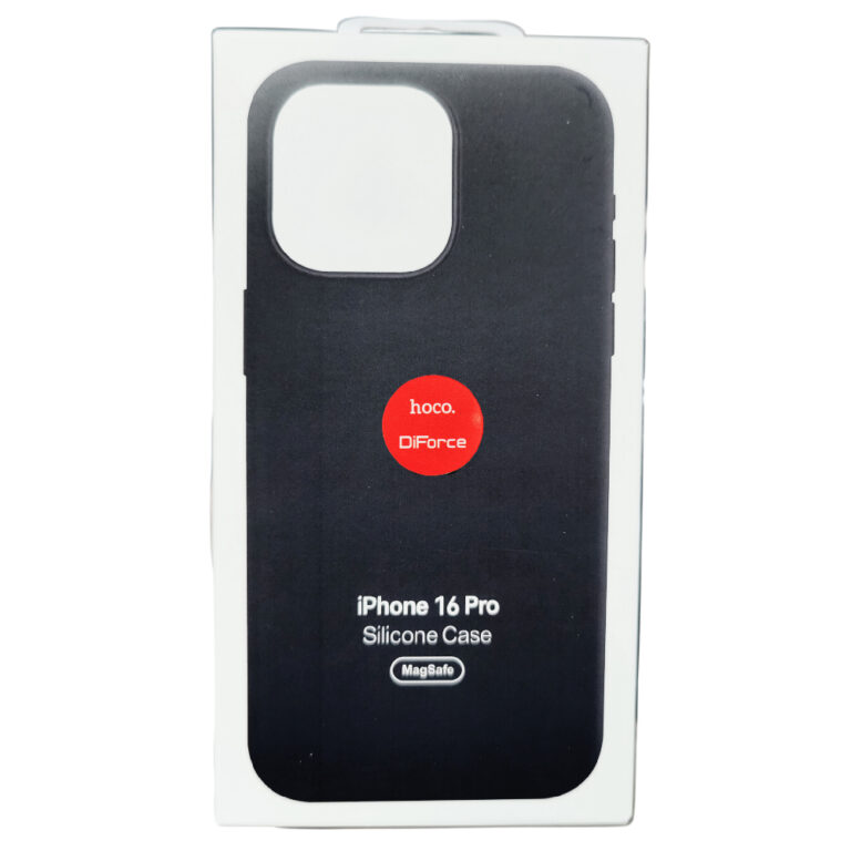 Чехол для iPhone 16 Pro Silicone Case, Magsafe, черный