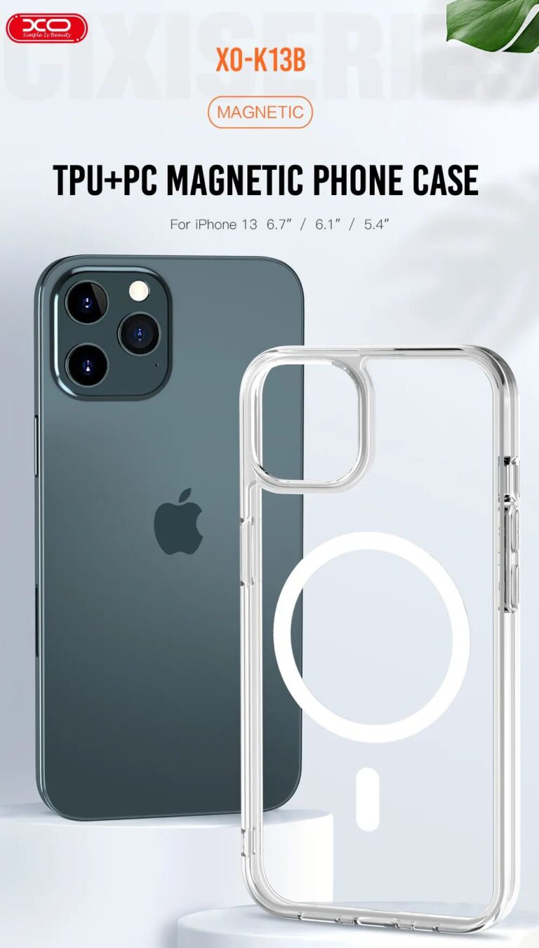 Чехол XO K13B для iPhone 13 Pro, magsafe, прозрачный