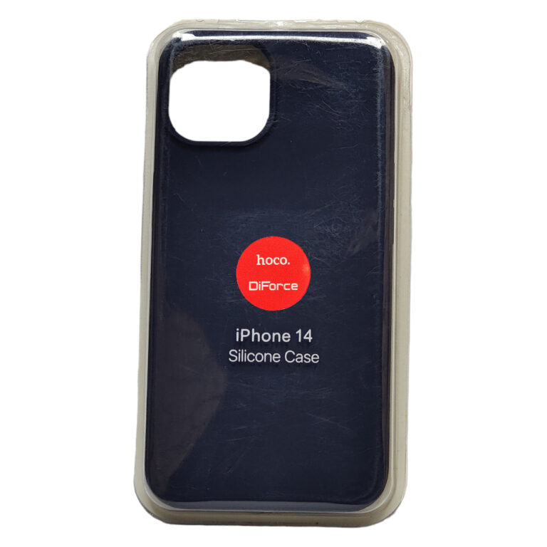 Чехол Silicone Case для iPhone 14 синий