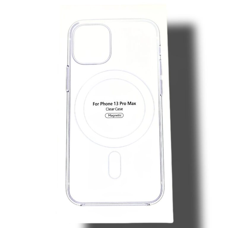 Чехол для iPhone 13 Pro Max Magsafe, прозрачный, в упаковке