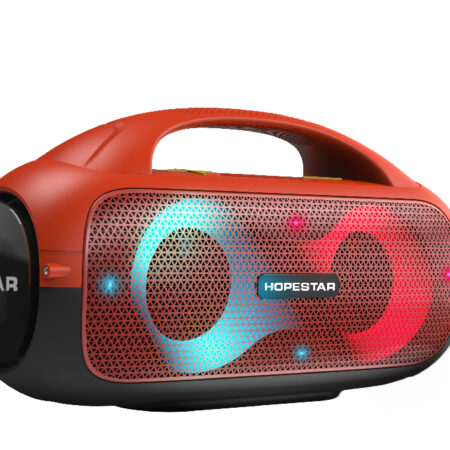 Колонка беспроводная  HOPESTAR A50 PARTY 80W, (USB,FM,TF card)  цвет красный