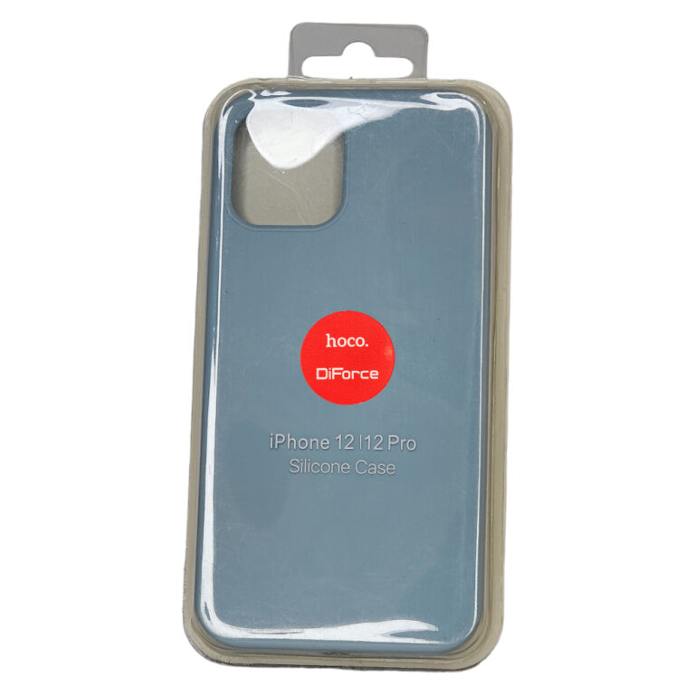 Чехол Silicone Case для iPhone 12/12 Pro голубой