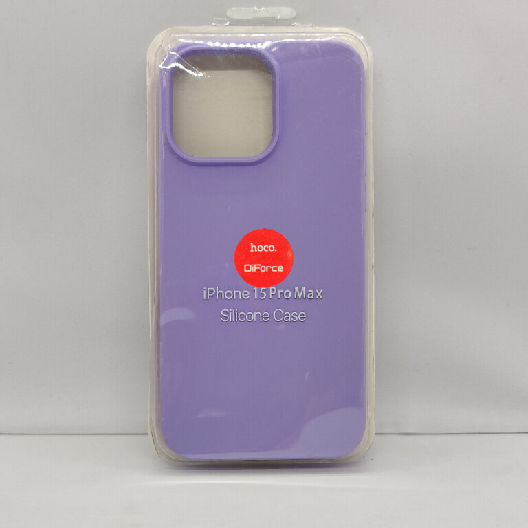 Чехол Silicone Case для iPhone 15 Pro Max пурпурный