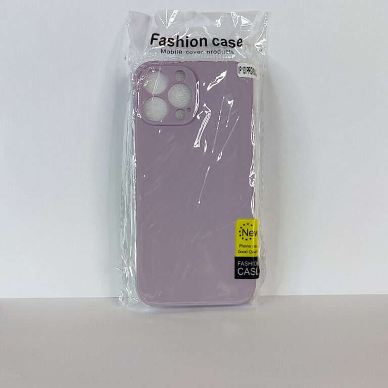 Чехол для iPhone 13 Pro Max TPU with cloth фиолетовый