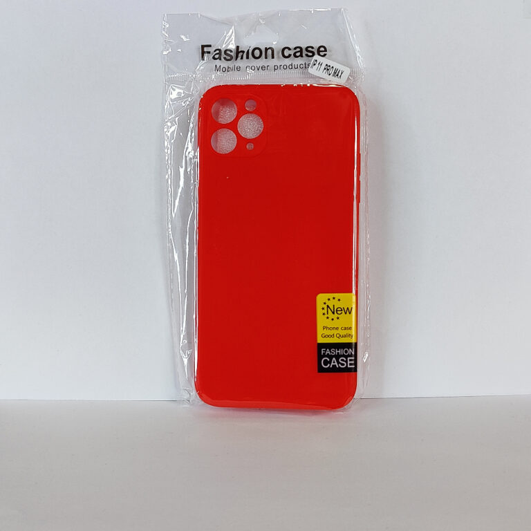 Чехол для iPhone 11 Pro Max TPU with cloth красный
