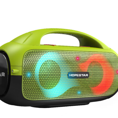 Колонка беспроводная  HOPESTAR A50 PARTY 80W, (USB,FM,TF card)  цвет зеленый