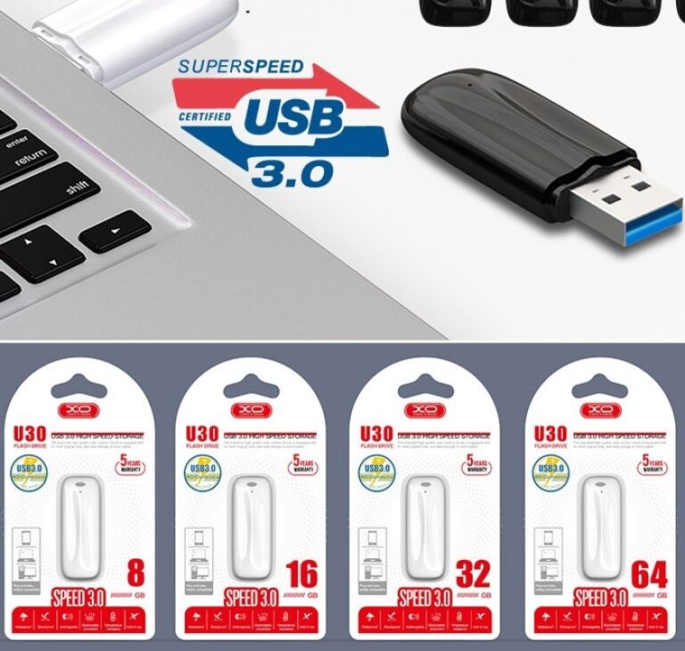 Внешний накопитель USB 3.0 XO U30 32Gb, белый