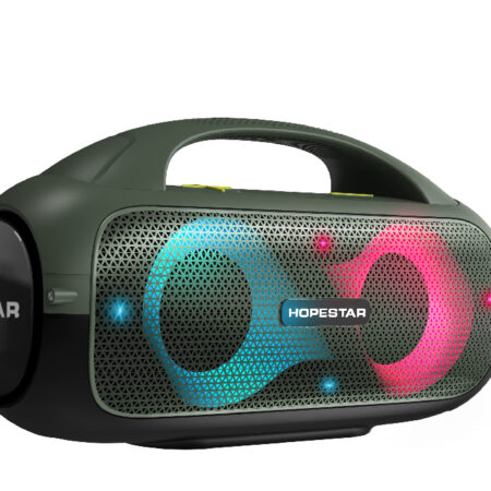 Колонка беспроводная  HOPESTAR A50 PARTY 80W, (USB,FM,TF card)  цвет темно-зеленый