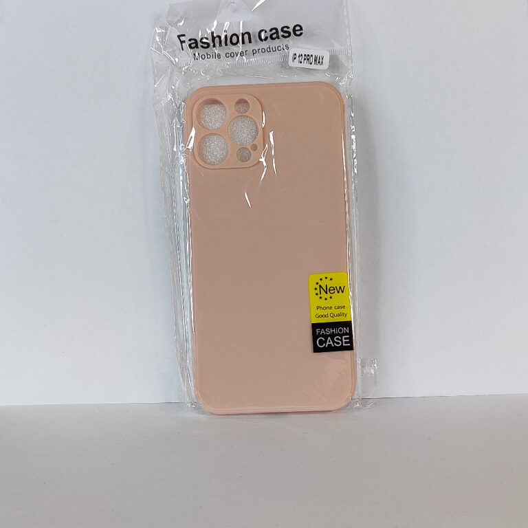 Чехол для iPhone 12 Pro Max TPU with cloth розовый