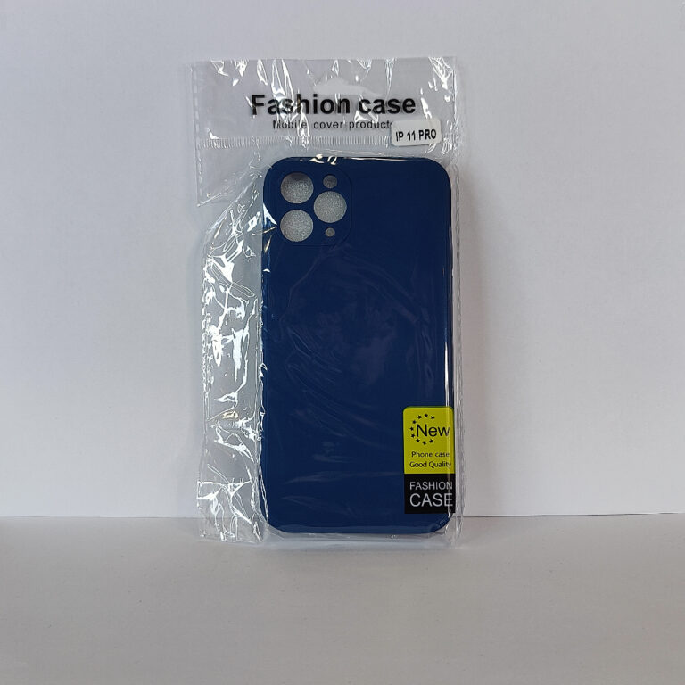Чехол для iPhone 11 Pro TPU with cloth синий