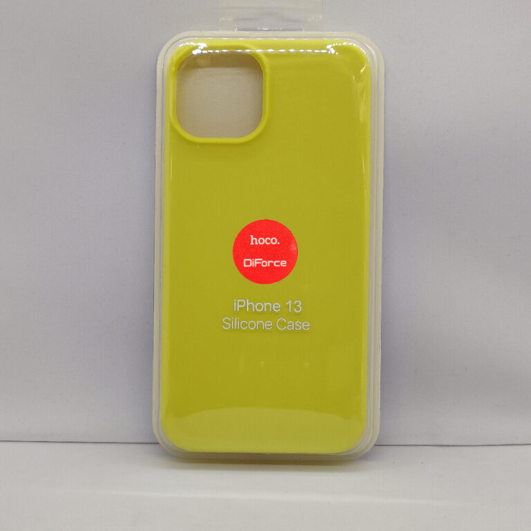 Чехол Silicone Case для iPhone 13 желтый