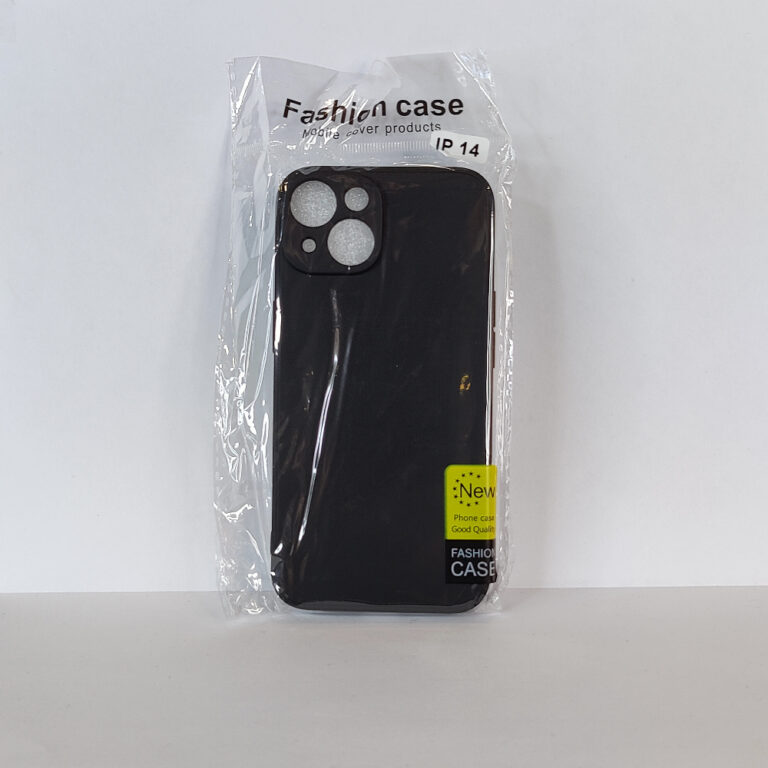 Чехол для iPhone 14 TPU with cloth черный
