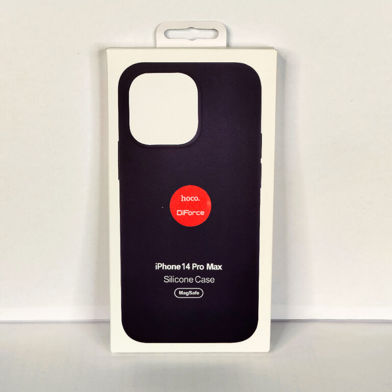 Чехол для iPhone 14 Pro Max Silicone Case, Magsafe с анимацией, черный