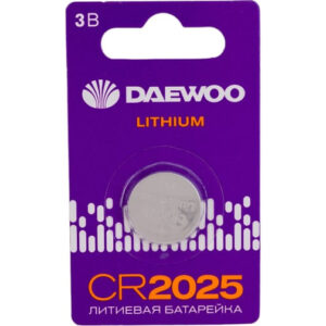 Батарейка Daewoo CR 2025 BL 1/20