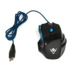 Мышь проводная Nakatomi MOG-21U USB, игровая, черная 61535 — изображение 2