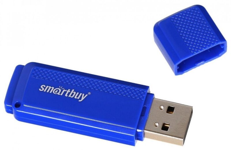 Флэш-диск SmartBuy 32GB USB 2.0 Dock синий — изображение 1